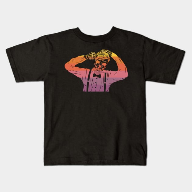 Classy Skull Kids T-Shirt by Dojaja